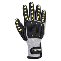 Portwest A729 Anti Impact Thermal kesztyű szürke/fekete PW-A729G8R