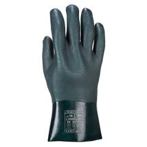 Portwest A827 PVC kesztyű duplán mártott 27 cm zöld PW-A827GNR
