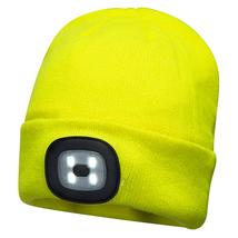 PORTWEST B028 dupla LED lámpás sapka - sárga