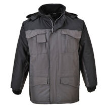Portwest S562 Ripstop kabát fekete/szürke PW-S562BYR