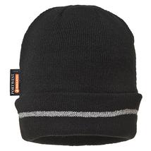 Portwest B023 téli sapka HV csíkkal fekete PW-B023BKR