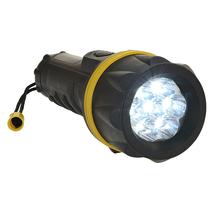 Portwest PA60 7 LED gumi zseblámpa sárga PW-PA60YBR