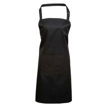 Premier PR154 Colours Bib Apron With Pocket black
