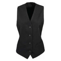 Premier PR623 Women's Lined Polyester Waistcoat black