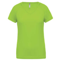 Proact PA477 Ladies' V-Neck Sports T-Shirt lime