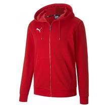 Puma teamGOAL 23 kapucnis melegítő felső piros