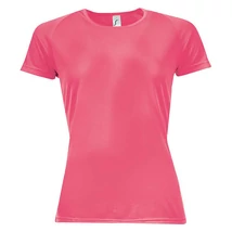 Sol's SO01159 Sporty Women Raglan T-Shirt coral