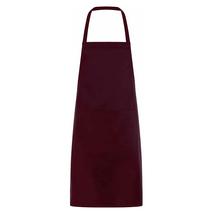 Sol's SO01744 Gramercy Long Apron With Pocket burgundy