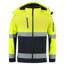 Tricorp Bi-color softshell fluo kakabát T52 - fluoreszkáló sárga