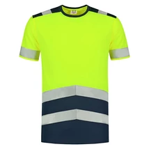Tricorp T-Shirt Hi-Vis Bicolor póló unisex T01 - fluoreszkáló sárga