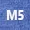 M5 - kék melírozott