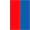 white/french red/reflex blue