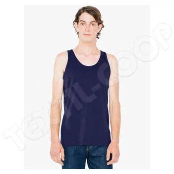 American Apparel AA2408 Unisex Fine Jersey Trikó navy