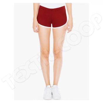 American Apparel AA7301 Női Futónadrág cranberry/white