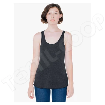 American Apparel AATR308 Női Tri-Blend Racerback Trikó black