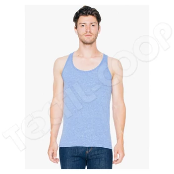 American Apparel AATR408 Unisex Tri-Blend Trikó blue
