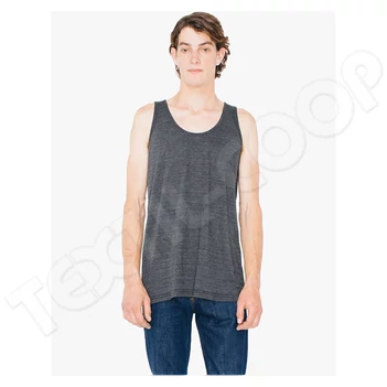 American Apparel AATR408 Unisex Tri-Blend Trikó black