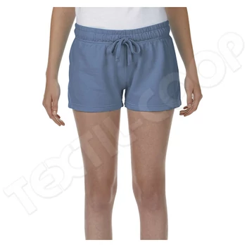 Comfort Colors CCL1537 Ladies' French Terry Shorts blue jean
