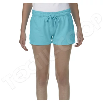 Comfort Colors CCL1537 Ladies' French Terry Shorts lagoon blue