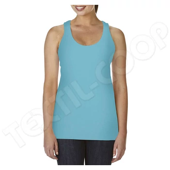 Comfort Colors CCL4260 Női Vékony Racerback Trikó blue