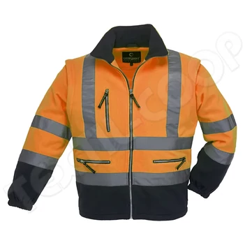 Coverguard Station fluo pulóver 2/1 narancs/kék