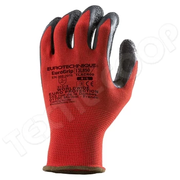 Coverguard Eurolite 13L85 kesztyű latex akasztófüles 