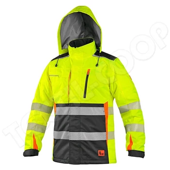 CXS Benson bélelt Hi-Vis kabát sárga/fekete