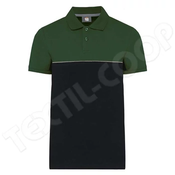 Designed To Work WK210 Eco-Friendly Polo Shirt black/green