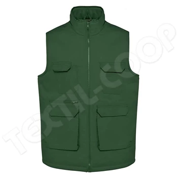Designed To Work WK607 Padded Multi-Pocket Vest forest green