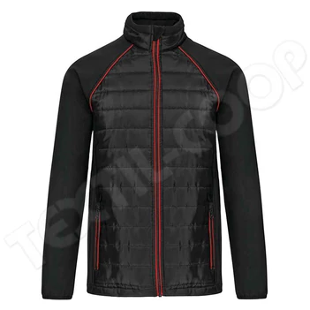 Designed To Work WK6147 Dual-Fabric Jacket black/red