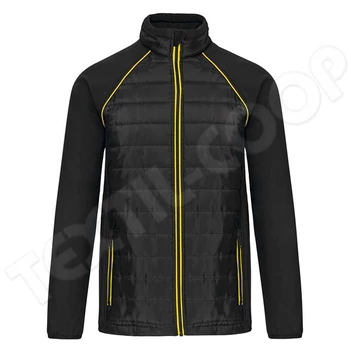 Designed To Work WK6147 Dual-Fabric Jacket black/yellow
