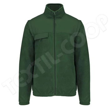 Designed To Work WK9105 Jacket With Removable Sleeves green