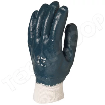 9450 mártott kék nitril kesztyű - 10