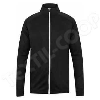 Finden + Hales FHLV871 Knitted Tracksuit Top black/white