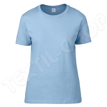 Gildan GIL4100 Premium Cotton Női Póló blue
