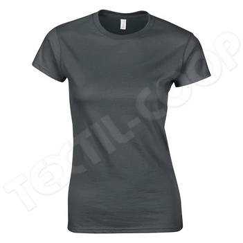 Gildan GIL64000 Softstyle Ladies T-Shirt charcoal