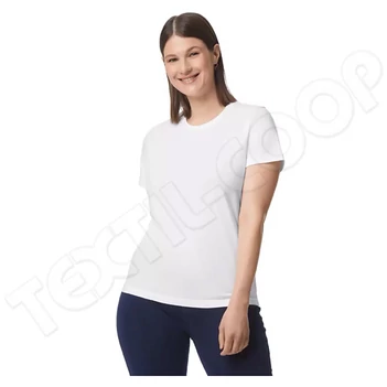 Gildan GIL65000 Softstyle Midweight Women's T-Shirt white