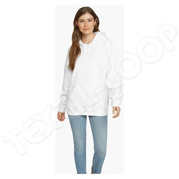Gildan GISF500 Softstyle Midweight Fleece Hoodie white