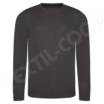 Just Cool JC002 Long Sleeve Cool T charcoal