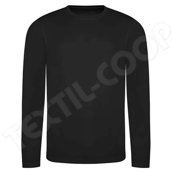 Just Cool JC002 Long Sleeve Cool T jet black