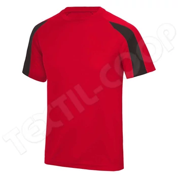 Just Cool JC003 Contrast Cool T fire red/jet black