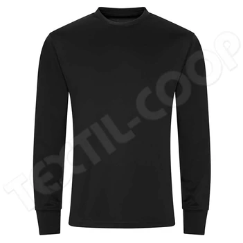 Just Cool JC023 Long Sleeve Active T jet black