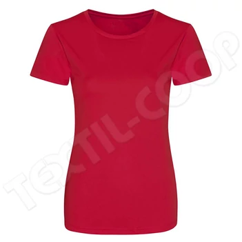 Just Cool JC025 Women's Cool Smooth T fire red