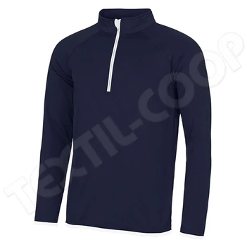 Just Cool JC031 Cool 1/2 Zip Sweat french navy/arctic white