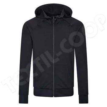 Just Cool JC057 Cool Contrast Zoodie jet black