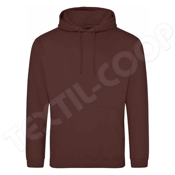 Just Hoods AWJH001 College Hoodie chocolate fudge brownie