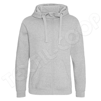 Just Hoods AWJH150 Graduate Zoodie heather grey