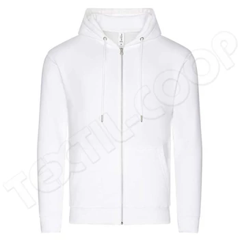 Just Hoods AWJH250 Organic Zoodie white