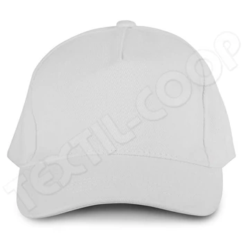 K-UP KP133 Okeotex Certified 5 Panel Cap white
