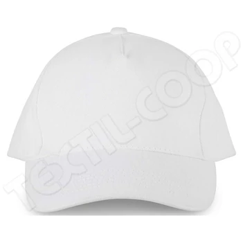 K-UP KP135 5 Panels Organic Cotton Cap white